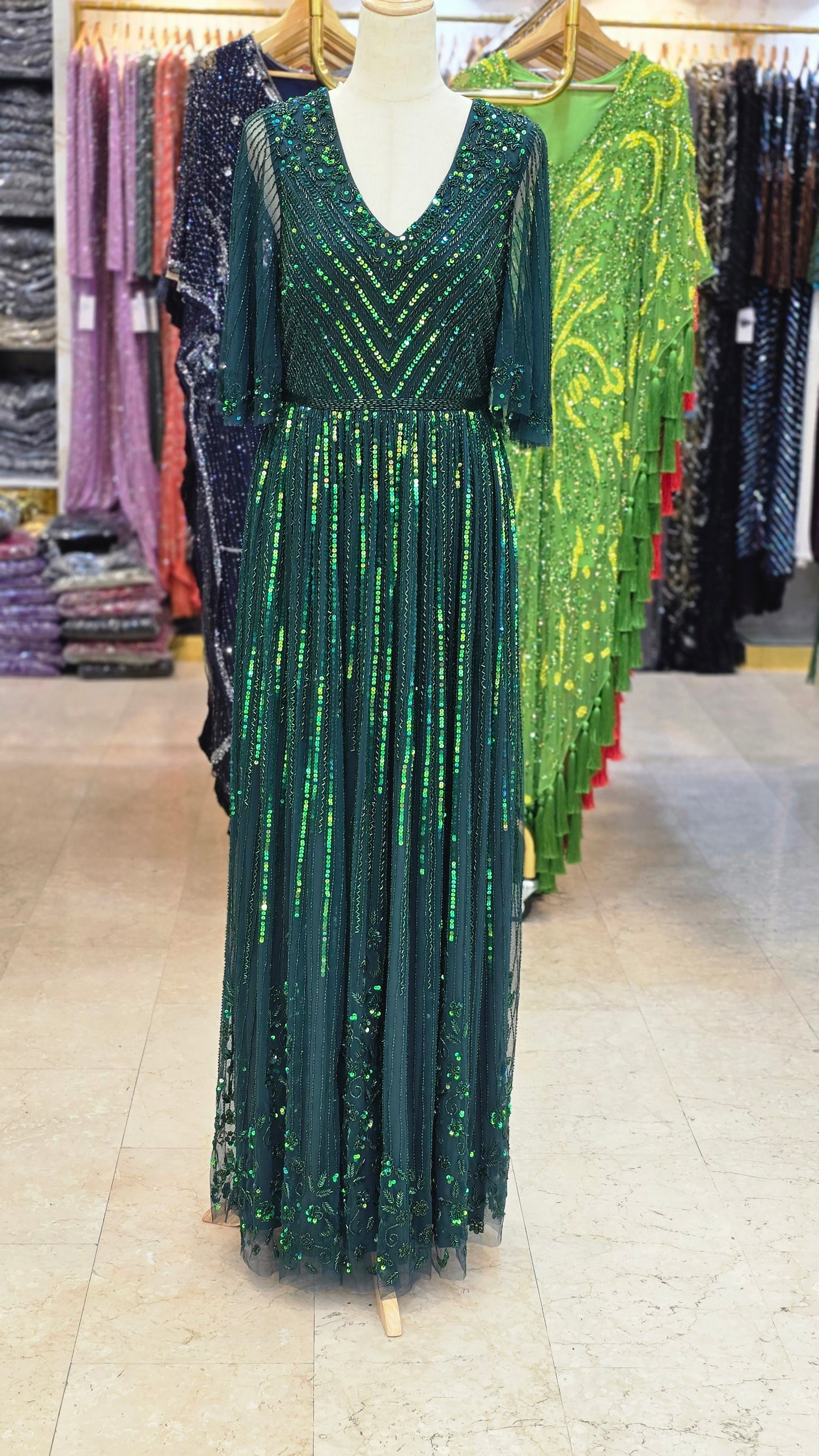 Elegant Handcrafted Gown