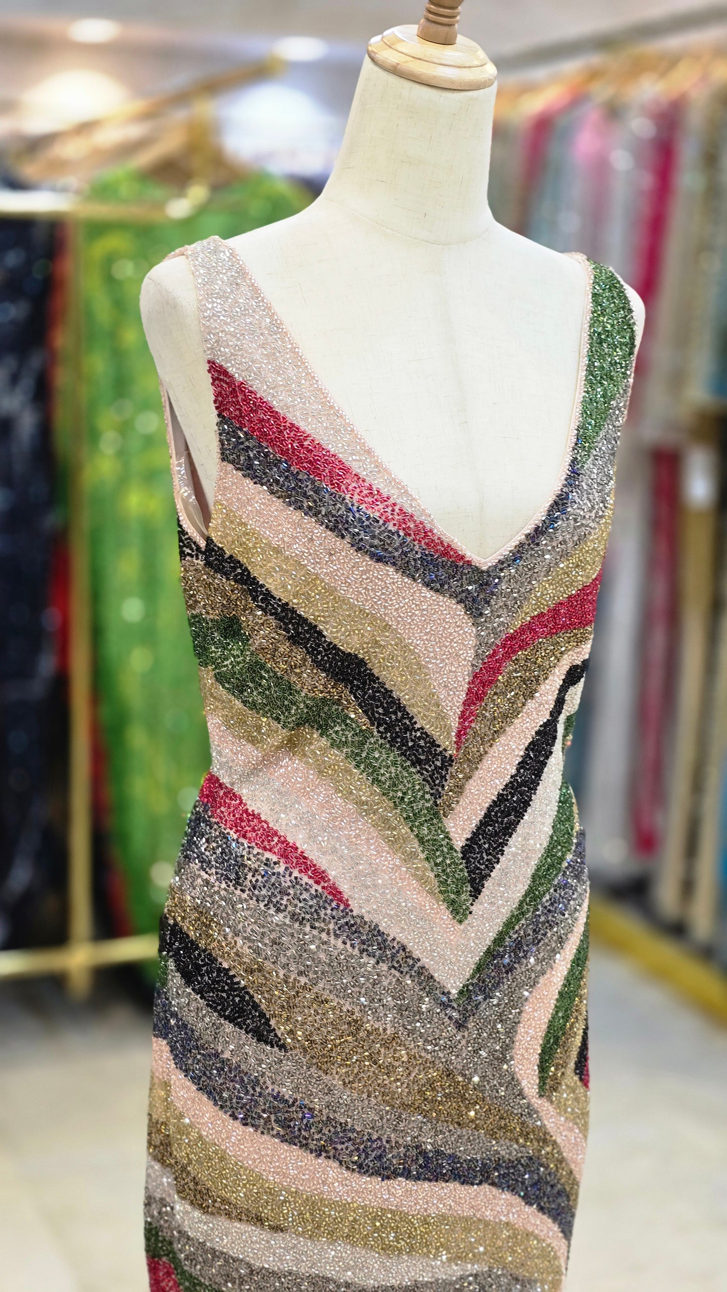 Elegant Handcrafted Long Dress